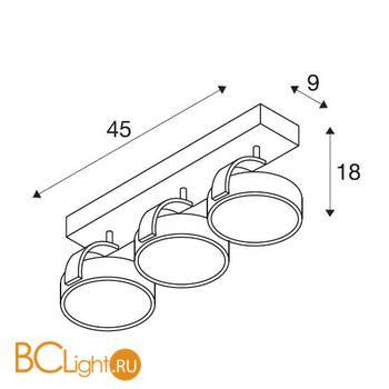 Спот (точечный светильник) SLV Kalu 147321 - Схема