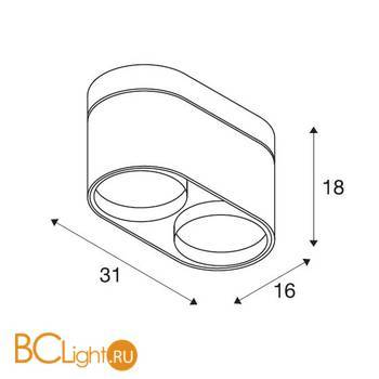 Спот (точечный светильник) SLV Kardamod 117191 - Схема