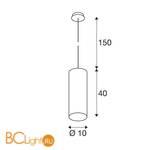 Подвесной светильник SLV Lasson 155380 - Схема