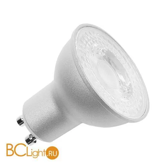  SLV LED lamps 560522 lamp, 10W, GU10, 2700K, 370 lm, dimmable, silver-grey