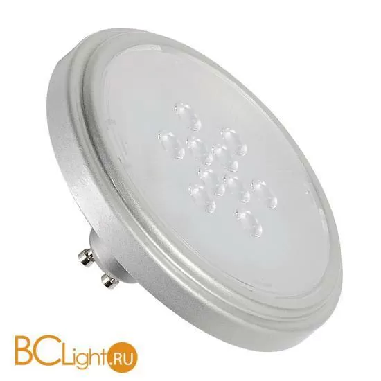  SLV LED lamps 560722 GU10, 2700K, 40°, silver-grey 