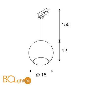 Трековый светильник SLV Light eye 153112 - Схема