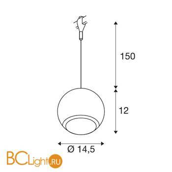 Трековый светильник SLV Light eye 185592 - Схема