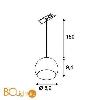 Трековый светильник SLV Light eye 144029 - Схема