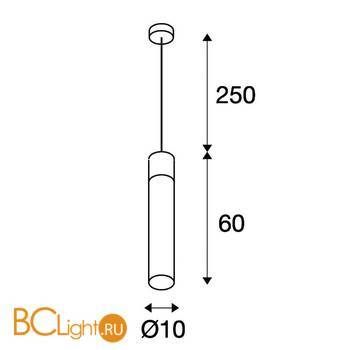 Подвесной светильник SLV Light pipe 134001 - Схема
