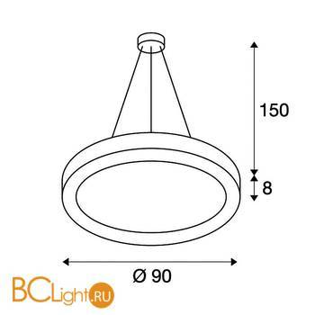 Подвесной светильник SLV Medo 133850 - Схема