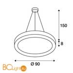 Подвесной светильник SLV Medo 133850 - Схема