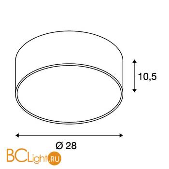 Потолочный светильник SLV Medo 135021 - Схема