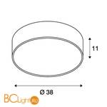 Потолочный светильник SLV Medo 135071 - Схема