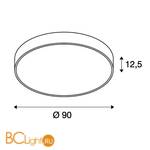 Потолочный светильник SLV Medo 135170 - Схема