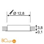 Встраиваемый спот (точечный светильник) SLV Occuldas 117331 - Схема