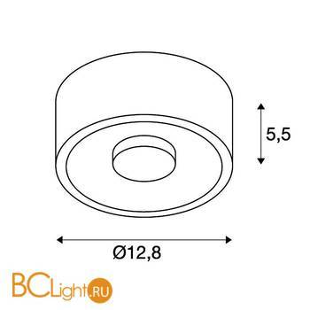 Встраиваемый спот (точечный светильник) SLV Occuldas 117351 - Схема