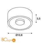 Встраиваемый спот (точечный светильник) SLV Occuldas 117351 - Схема