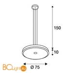 Подвесной светильник SLV Sphera 133351 - Схема