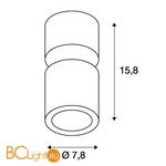 Спот (точечный светильник) SLV Supros 116330 - Схема