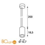 Подвесной светильник SLV Supros 133151 - Схема