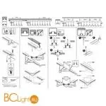 Шинопровод однофазный встраиваемый SLV Track 143221 2м белый - Фото 1