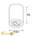 Спот (точечный светильник) SLV Triledo 113930 - Схема