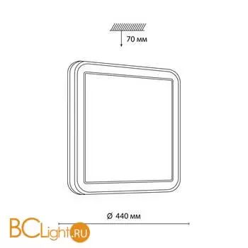 Потолочный светильник Sonex AKUNA 7621/DL - Фото 1