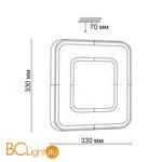 Потолочный светильник Sonex ARTI 3047/CL - Фото 0