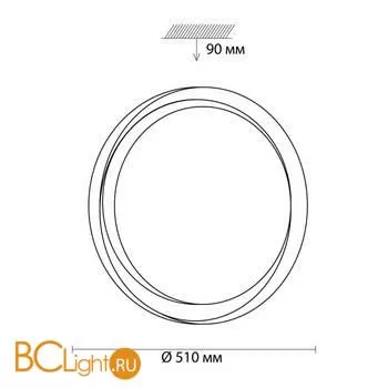 Потолочный светильник Sonex BIONIC 3030/EL - Фото 0