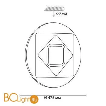 Потолочный светильник Sonex COVA 3037/EL - Фото 0