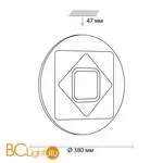 Потолочный светильник Sonex COVA 3037/DL - Фото 0