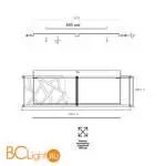 Потолочный светильник Sonex FABIANA 7700/60L - Фото 0