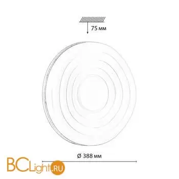 Потолочный светильник Sonex FASS WOOD 7674/DL - Фото 0