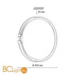 Потолочный светильник Sonex FAVEMO BLACK 7667/DL - Фото 1