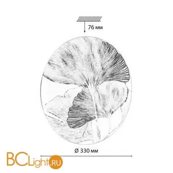 Потолочный светильник Sonex FLOREN 7747/CL - Фото 0
