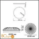 Потолочный светильник Sonex FORTUNA 7729/48L - Фото 0