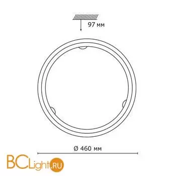 Потолочный светильник Sonex Snok Provence 7605/DL - Фото 0