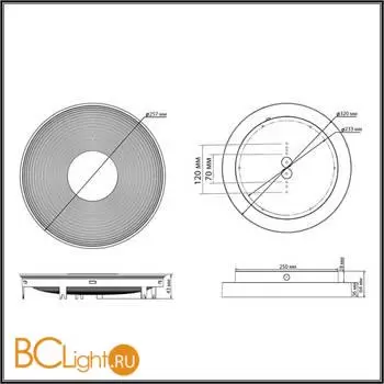 Потолочный светильник Sonex QUANTUM 7752/18L - Фото 0
