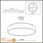 Потолочный светильник Sonex QUASAR 7755/70L - Фото 0
