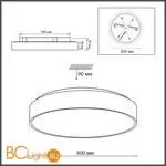 Потолочный светильник Sonex QUASAR 7757/92L - Фото 0