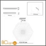 Потолочный светильник Sonex SPARKS 7746/48L - Фото 0