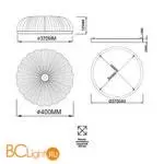 Потолочный светильник Sonex TESORO 7719/48L - Фото 1