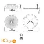 Потолочный светильник Sonex TESORO 7719/36L - Фото 1