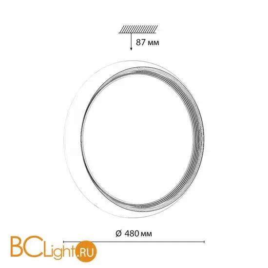 Потолочный светильник Sonex TOFIQ BLACK 7651/ELN Потолочный светильник Sonex TOFIQ BLACK 7651/ELN