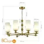 Подвесной светильник ST Luce AURORA SL2003.303.08 - Фото 2