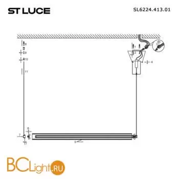 Подвесной светильник ST Luce BAMBOO SL6224.413.01