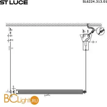 Подвесной светильник ST Luce BAMBOO SL6224.313.01 - Фото 0
