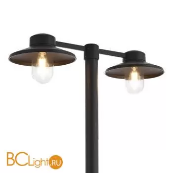 Садово-парковый светильник ST-Luce темно-серый E27 2*60W BASKO - Фото 3