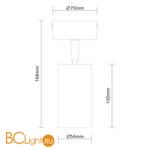 Накладной точечный светильник (спот) ST Luce Dario ST303.402.01 - Схема