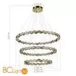 Подвесной светильник ST Luce DIAMANTA SL6009.203.03 - Фото 2