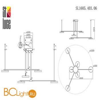 Люстра ST Luce Farone SL1605.403.06 - Схема