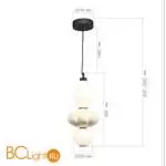 Подвесной светильник ST Luce FLORENTINI SL6134.413.01 - Фото 2