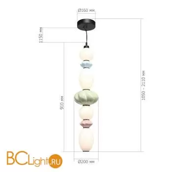 Подвесной светильник ST Luce FLORENTINI SL6134.453.01 - Фото 2