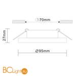 Встраиваемый светильник ST Luce Gera ST205.508.01 - Схема
